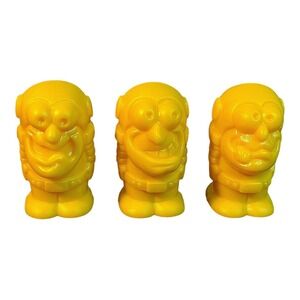 KooKooNauts Game Milton Bradley 3X YELLOW Astronaut Replacement Pieces 1995 RARE